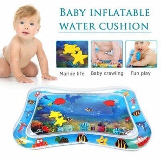 Children's Water Play Mat Summer Inflatable Water Mat for Babies Safety Cushion Activity Playmat