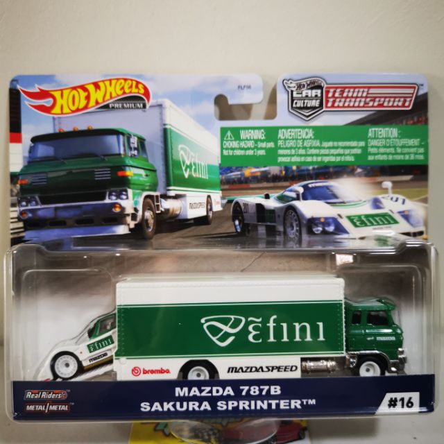 hot wheels mazda 787b sakura sprinter
