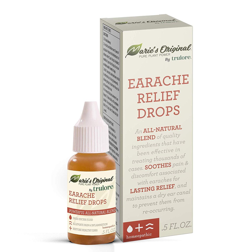 Natural Ear Drops for Ear Infection, 0.5 oz/15ml | Shopee Philippines