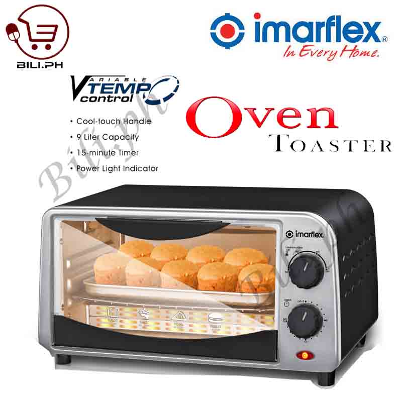 Imarflex IT900 Oven Toaster 9L (Black/Silver) Shopee Philippines