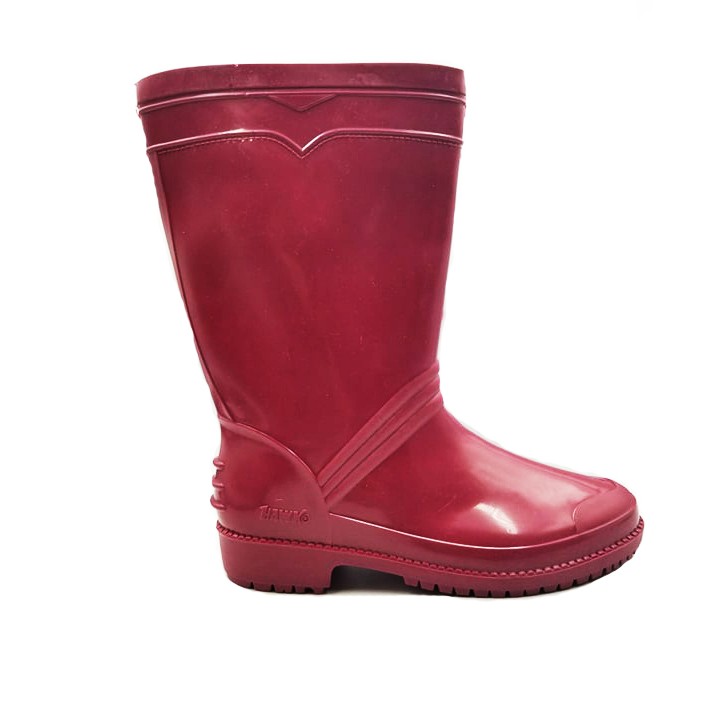 rain boots red