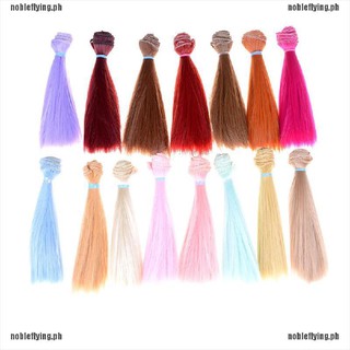 Codnob1pcs 15cm Length Natrual Color Thick 13 14 16 Bjd Wigs Doll Hai