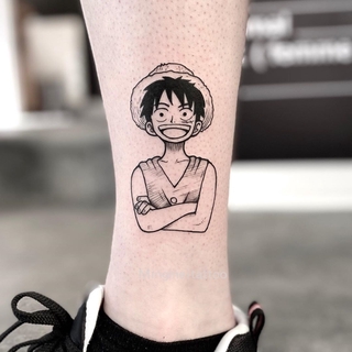 Anime One Piece Tattoo Tattoo Stickers Luffy Zoro Trafalgar Law Tattoo Sticker Waterproof Diy Sticke Shopee Philippines