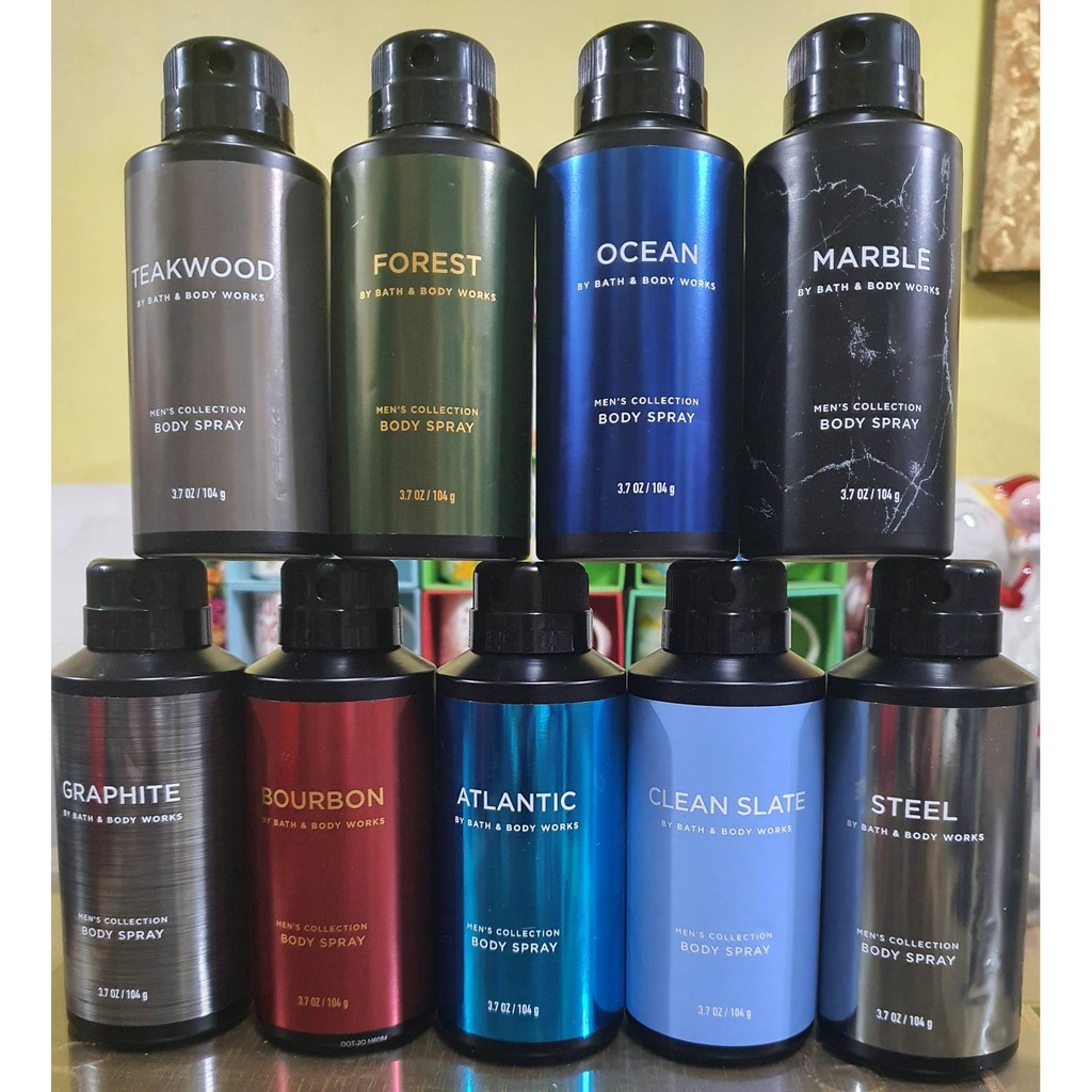 US Orig Bath and Body Works For Men Deodorizing Body Spray Shopee Philippines