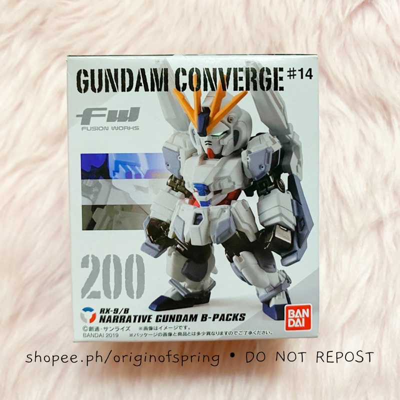 Bandai Fusion Works (FW) Gundam Converge # 14 Narrative Gundam B ...