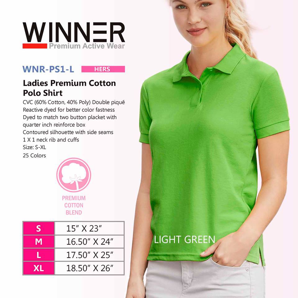 light green polo shirt womens