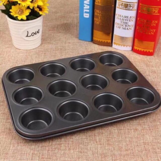 Non Stick Baking Muffin Bun Cupcake Mould Molder Shopee Philippines