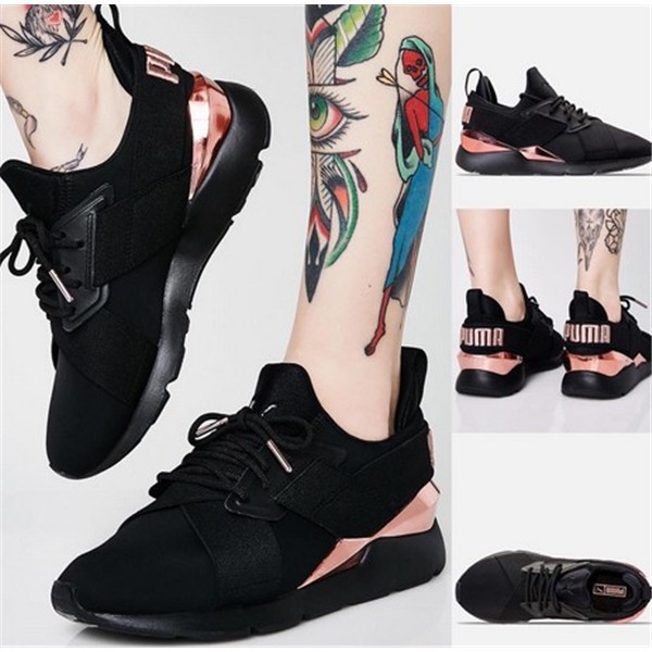 puma muse metallic casual shoes