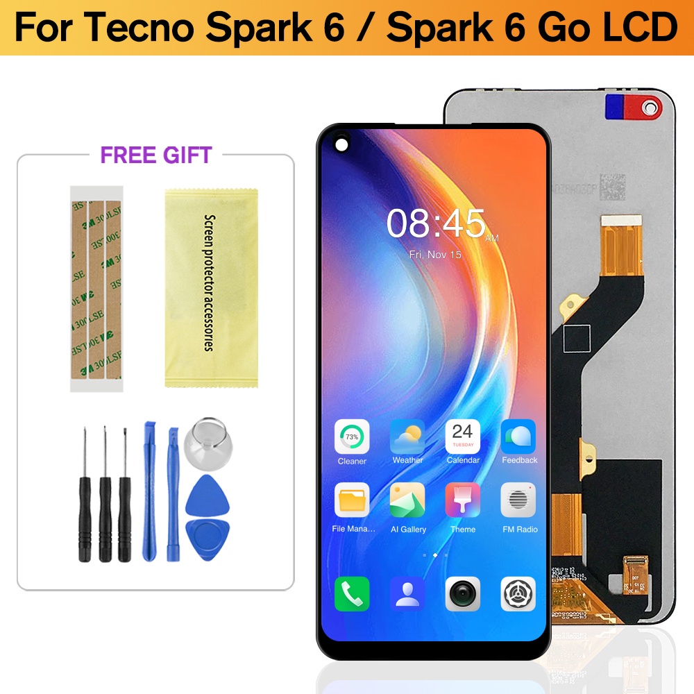 tecno spark 6 go lcd compatible