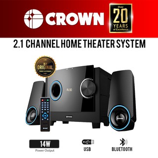 2.1 home theater with usb and bluetooth