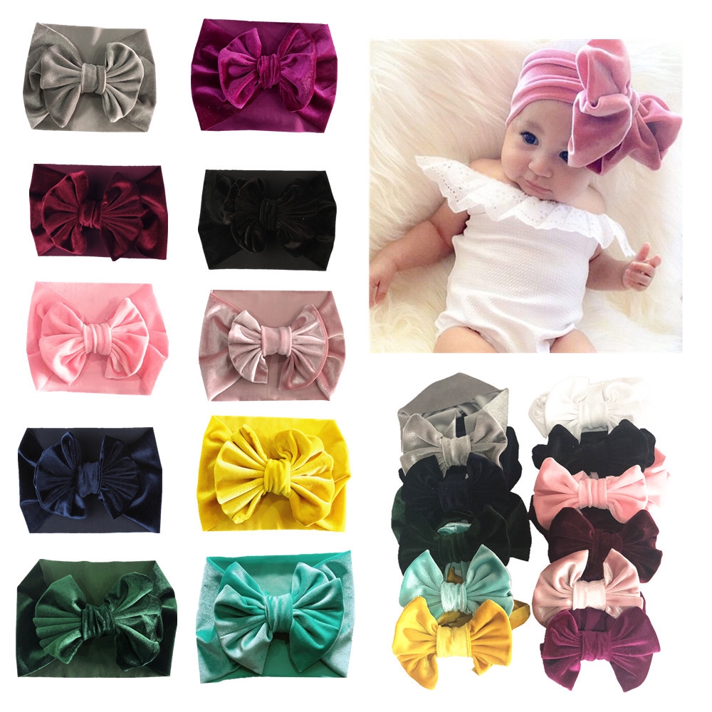 baby velvet headband