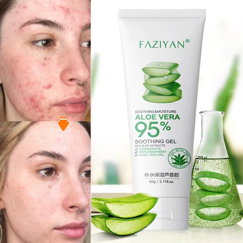 Aloe Vera Gel Hydrating Aloe Vera Organic Soothing Acne Firming After