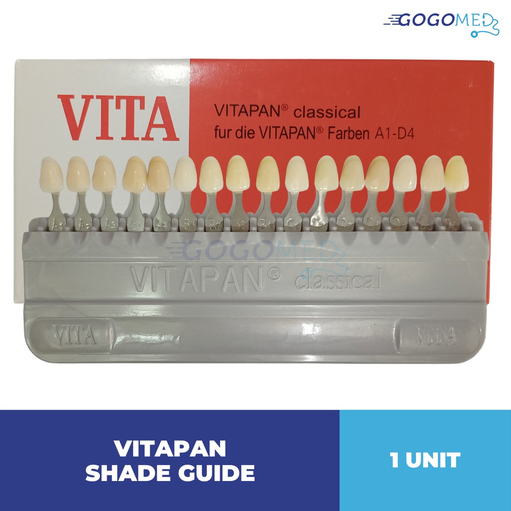 Vitapan Shade Guide - Shades A1-D4 (Class A) | Shopee Philippines