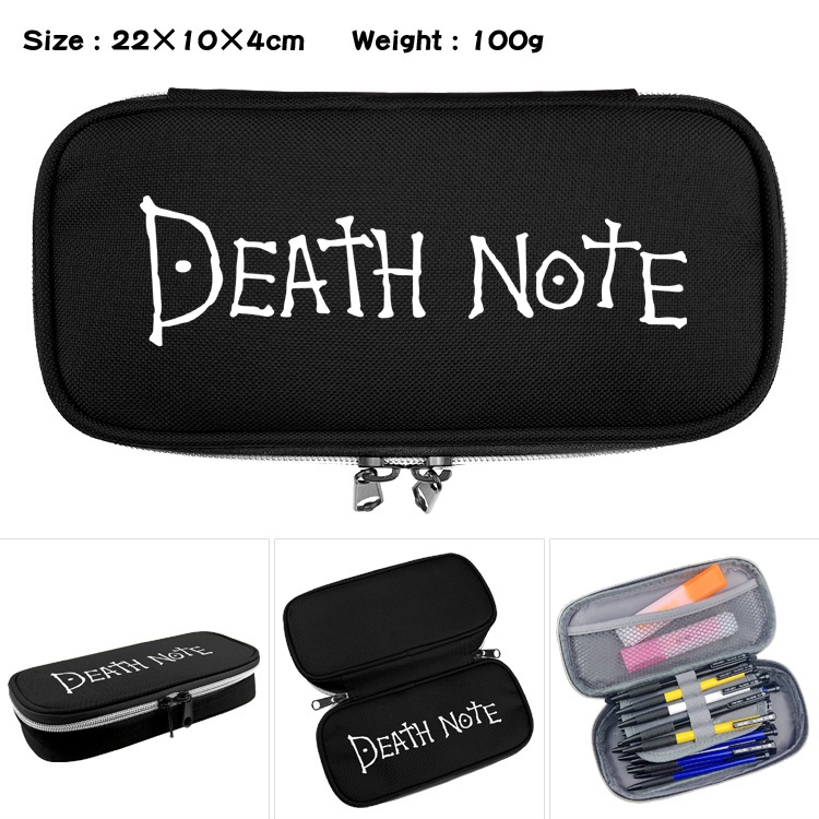 Death Note L Lawliet Pattern Cartoon Single Layer Canvas Student Stationery Box Boys And Girls Pencil Case School Supplies Shopee Philippines