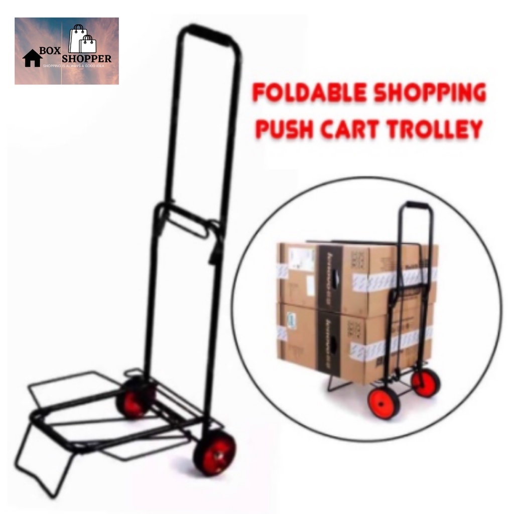 Heavy Duty Multifunction Foldable Lightweight Durable Grocery Push Cart