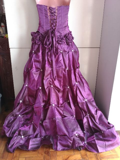 purple formal wear