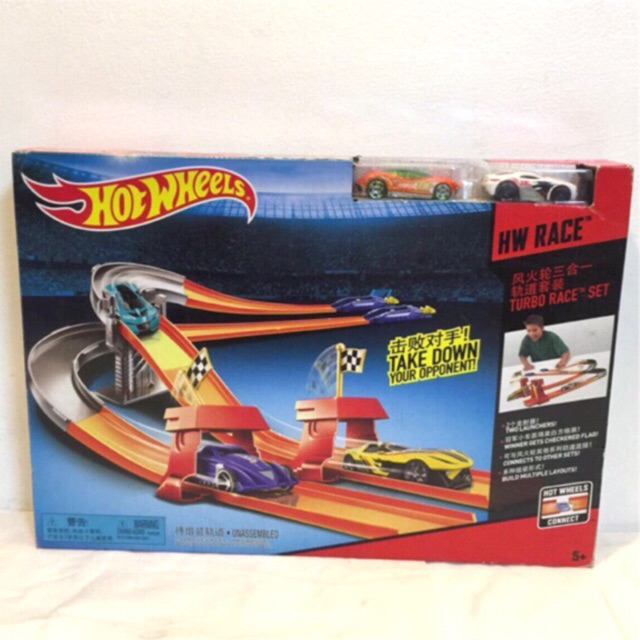 hot wheels turbo race set