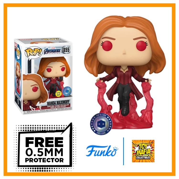 Funko Pop! Marvel Avengers Endgame Wanda Maximoff (Glow In The Dark