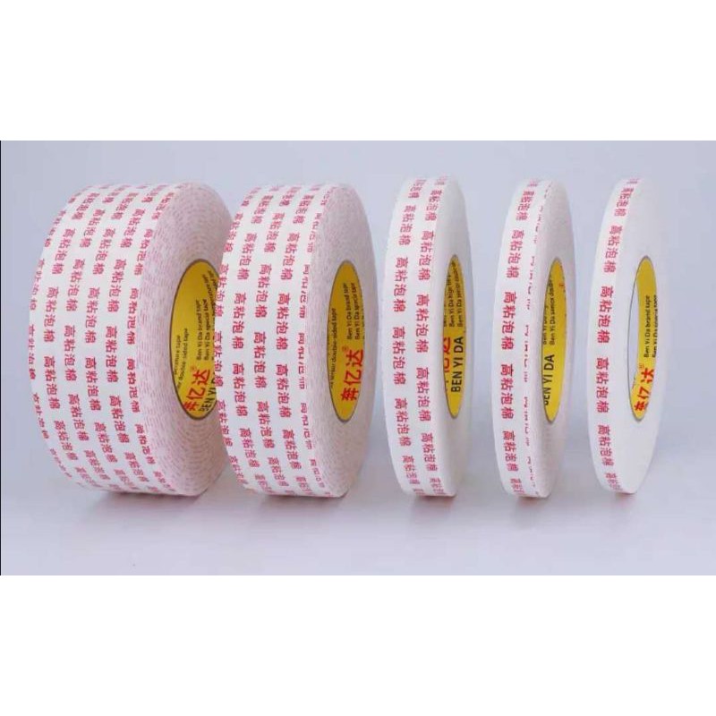 Heavy Duty Double Sided Tape Thick Foam Double Sided Tape 2 5mm 10mm 15mm mm 30mm 40mm 50mm Shopee Philippines