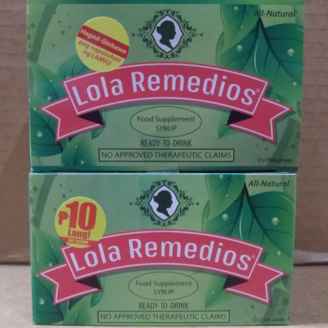 Lola Remedios 15mL sachet Expiration date: Jul 2021 | Shopee Philippines