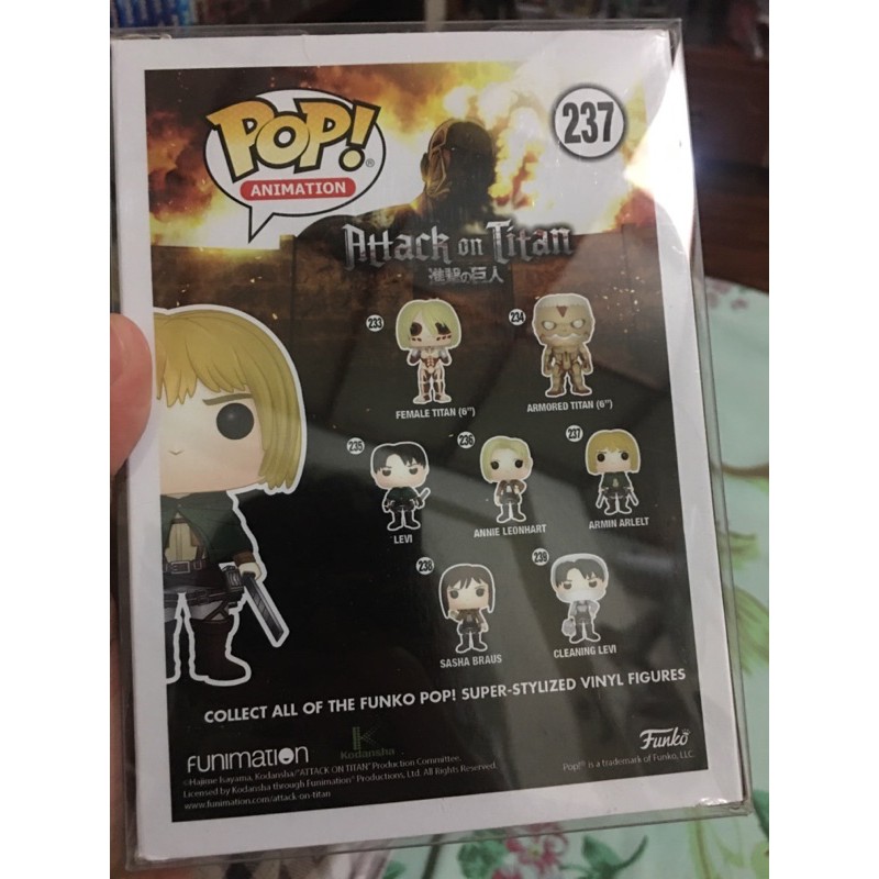 FUNKO POP! Attack on Titan Armin Arlelt 