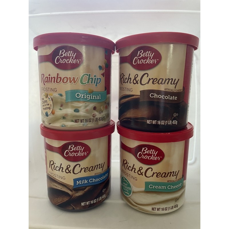 Betty Crocker Rich & Creamy Vanilla Frosting 453 Grams Shopee Philippines