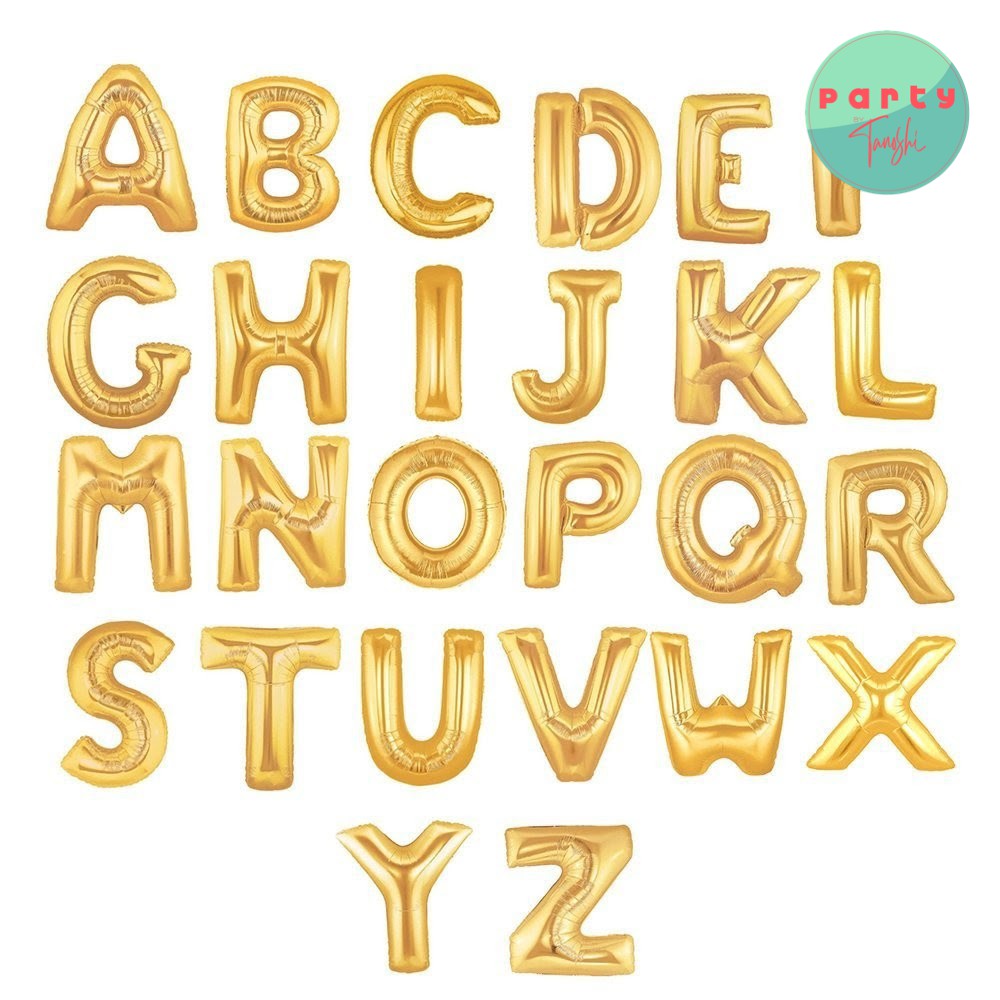 16 balloon letters