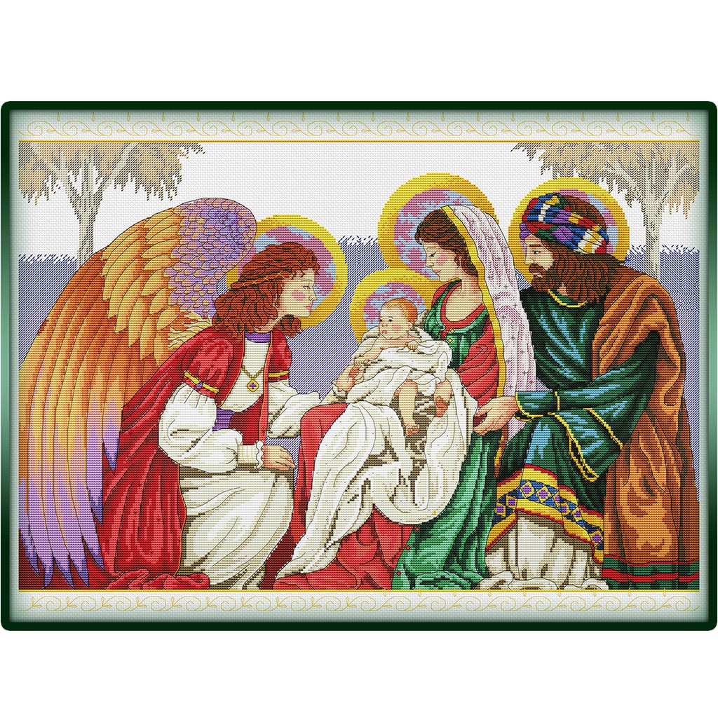 The Birth Of Christ Cross Stitch Pattern Only Shopee Philippines