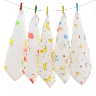 100% cotton 6layer gauze square towel for babies 30x30cm
