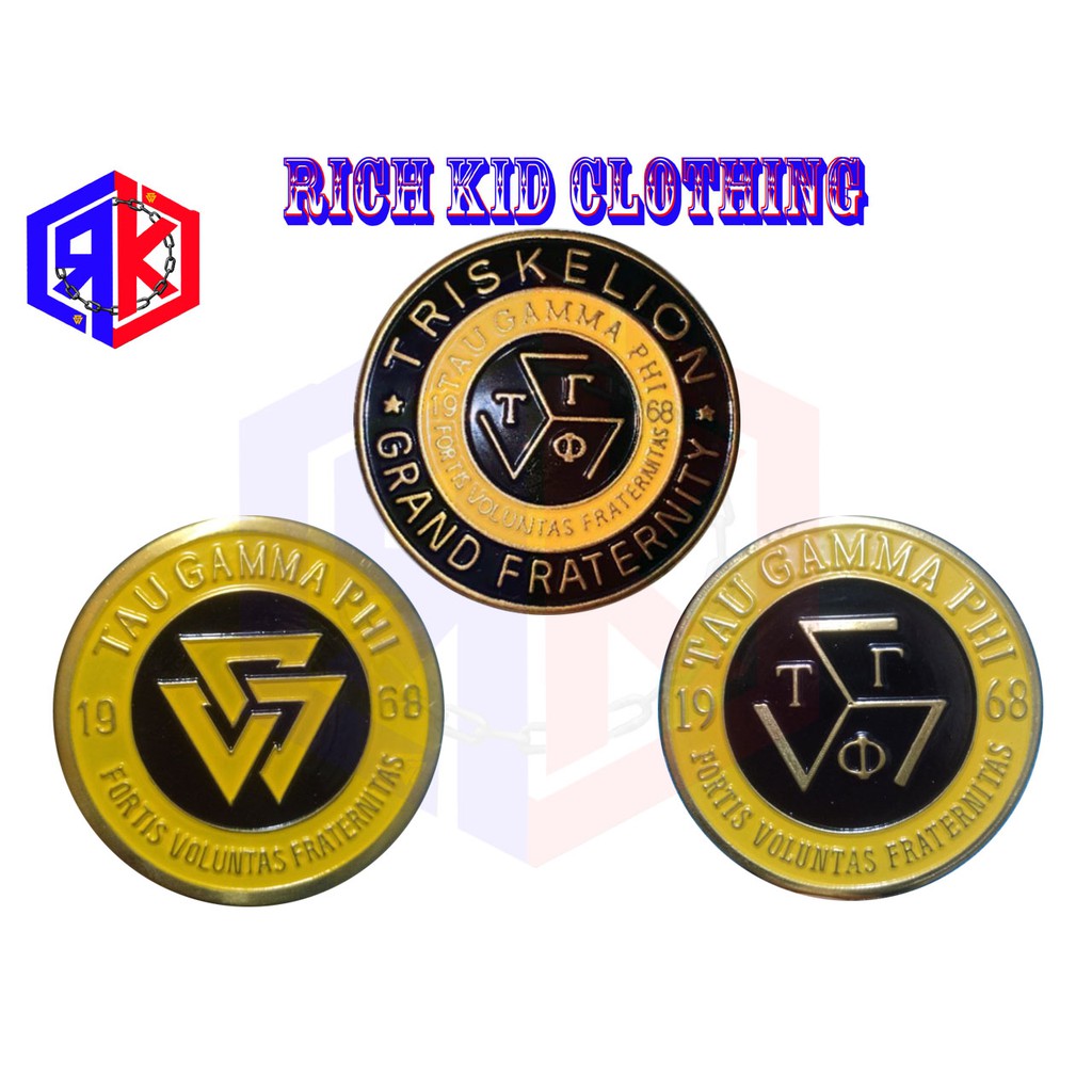 Triskelion Emblem Tgp Tau Gamma Phi Shopee Philippines