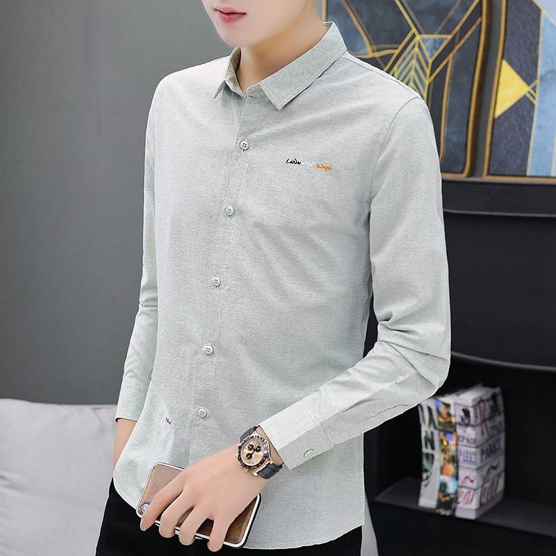 slim fit office shirts