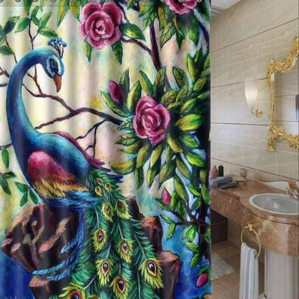 150x180cm Bathroom Pea Shower, Waterproof Spray For Shower Curtain