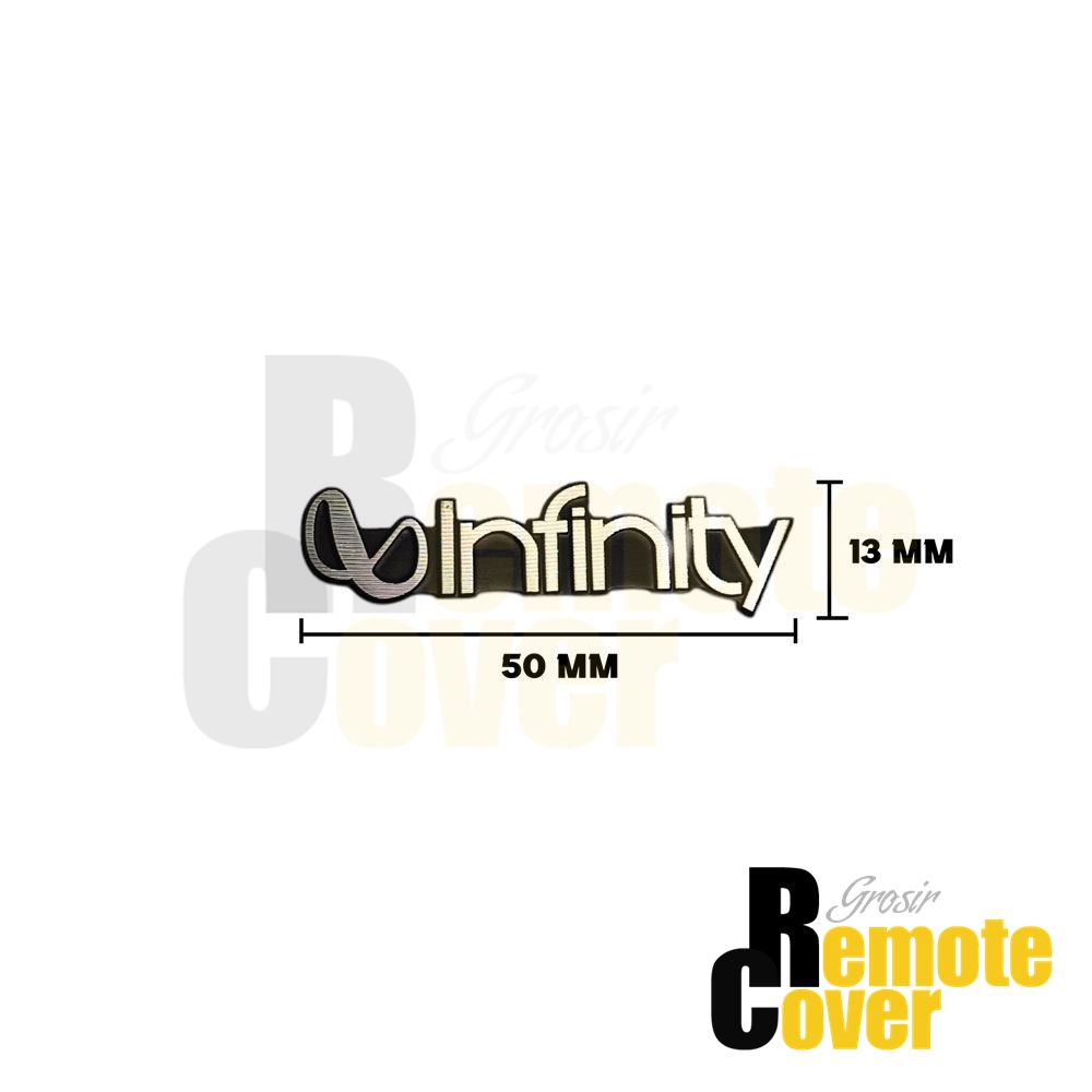 3D Logo Emblem Infinity Audio Speaker Decals Sticker Shopee Philippines