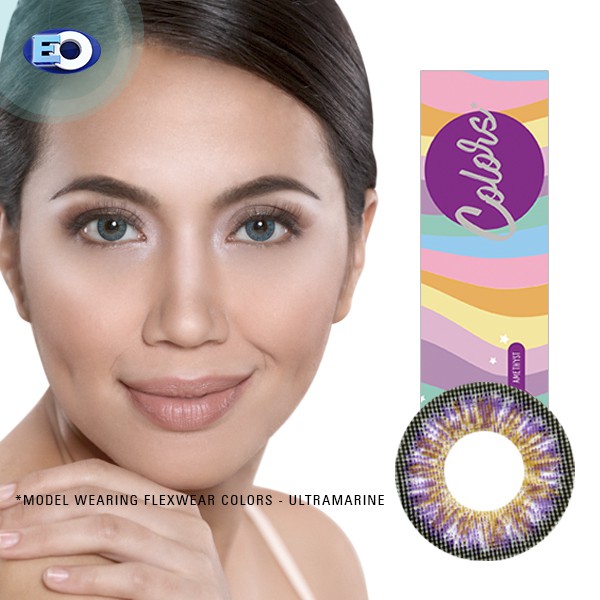 EO Flexwear Colors Colored Contact Lenses AMETHYST Good for 3