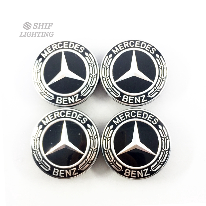 4 x 56 mm wheel centre caps sticker emblems suitable for MercedesBenz wheel caps hub caps.