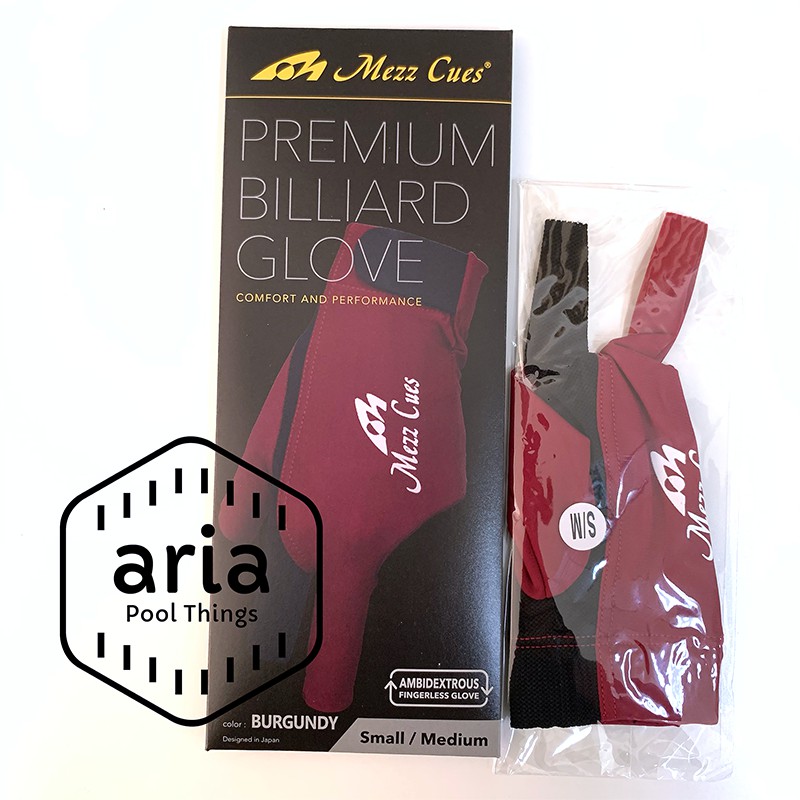 9321円 2022モデル 海外輸入品 ビリヤード MEZZ Premium Billiard Glove - Fits Either Hand Small Medium Grey