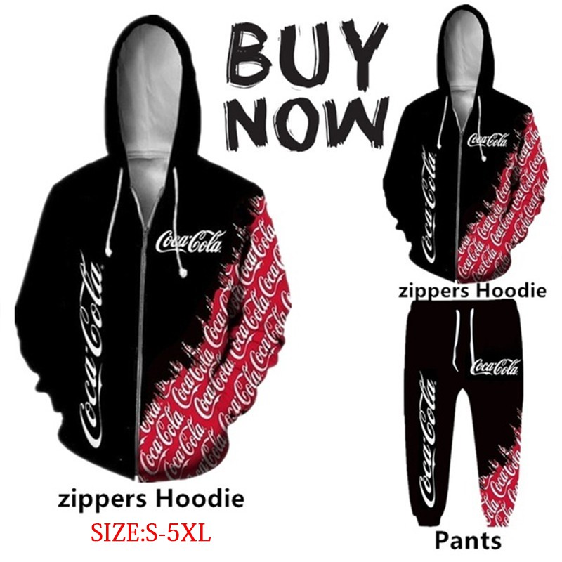 coca cola hoodie mens