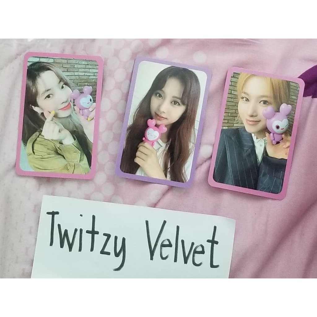 Twice Lovely Plastic Model Sana Dahyun And Tzuyu Photocards Shopee Philippines