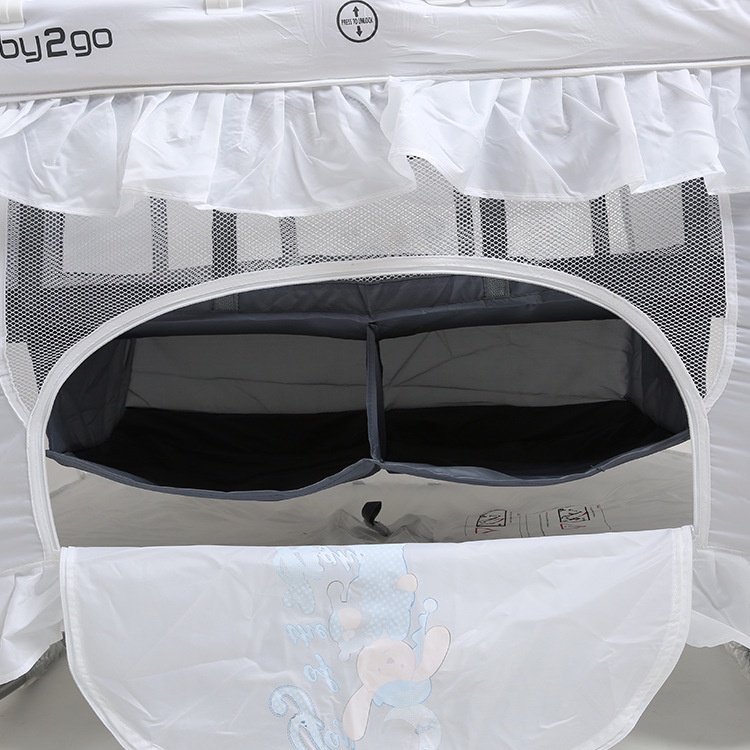 Wholesale Multifunctional Crib European Style Folding Middle Bed Portable Safe Comfortable