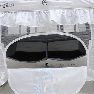 Wholesale Multifunctional Crib European Style Folding Middle Bed Portable Safe Comfortable #3
