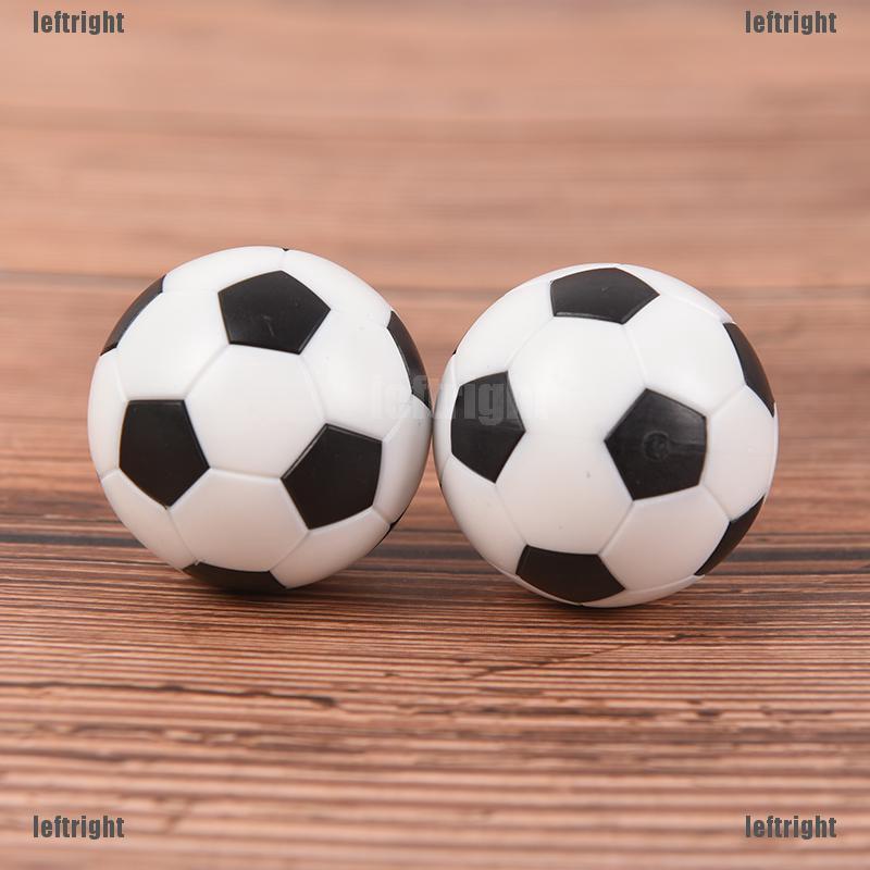 2 Pcs 32mm Foosball Table Football Plastic Soccer Ball Soccer ball