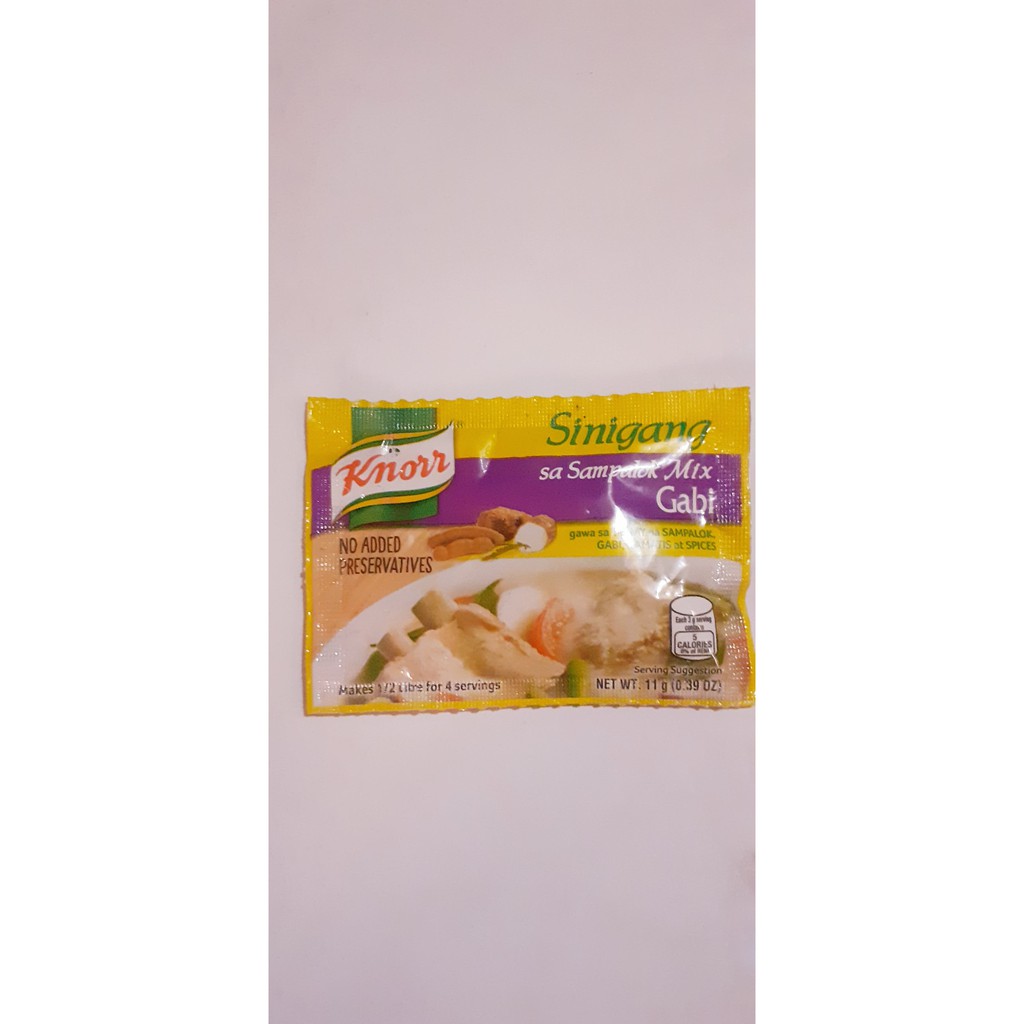 Knorr Sinigang Mix Gabi 11g Shopee Philippines