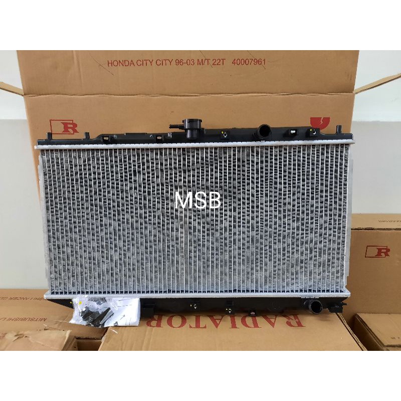 HONDA CITY Radiator Assembly 2 rows manual 1996-2002 Evercool | Shopee ...