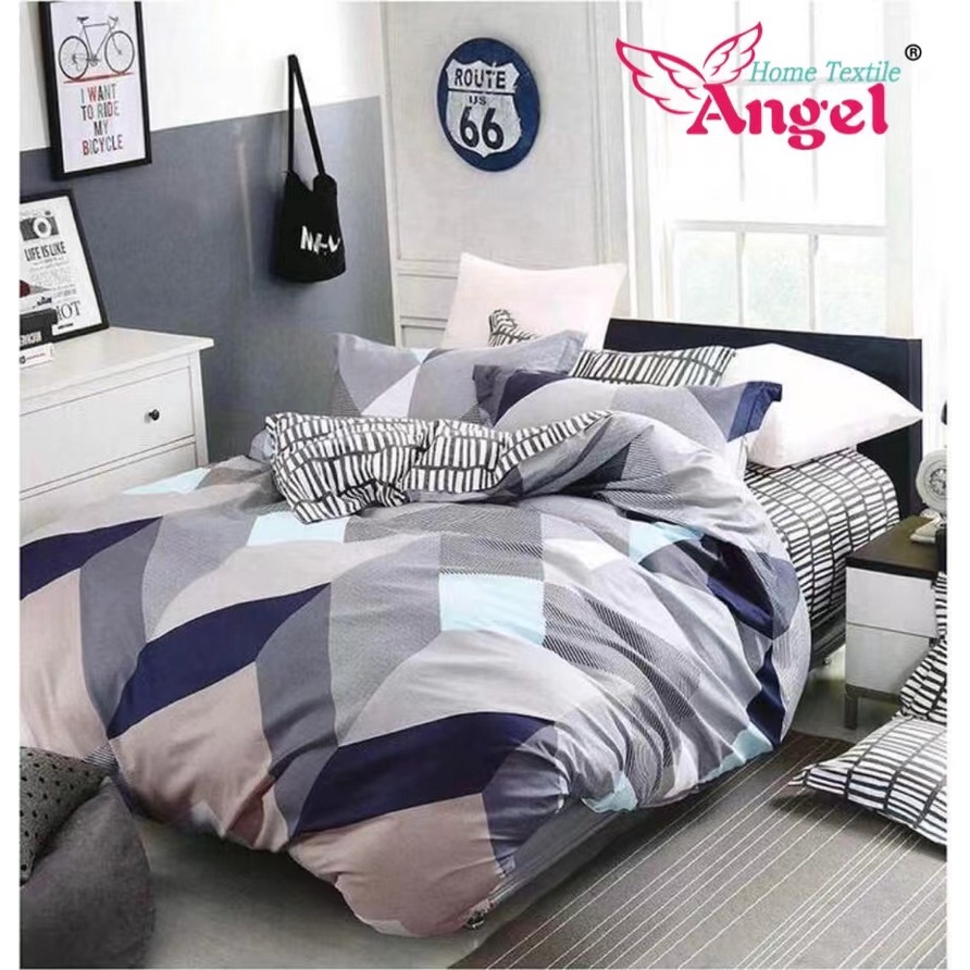 ANGEL5/1 SET BEDSHEET COMFORTER/C666 Shopee Philippines