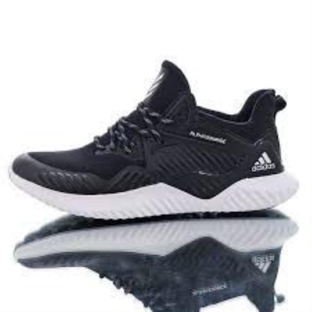 adidas alphabounce black and white