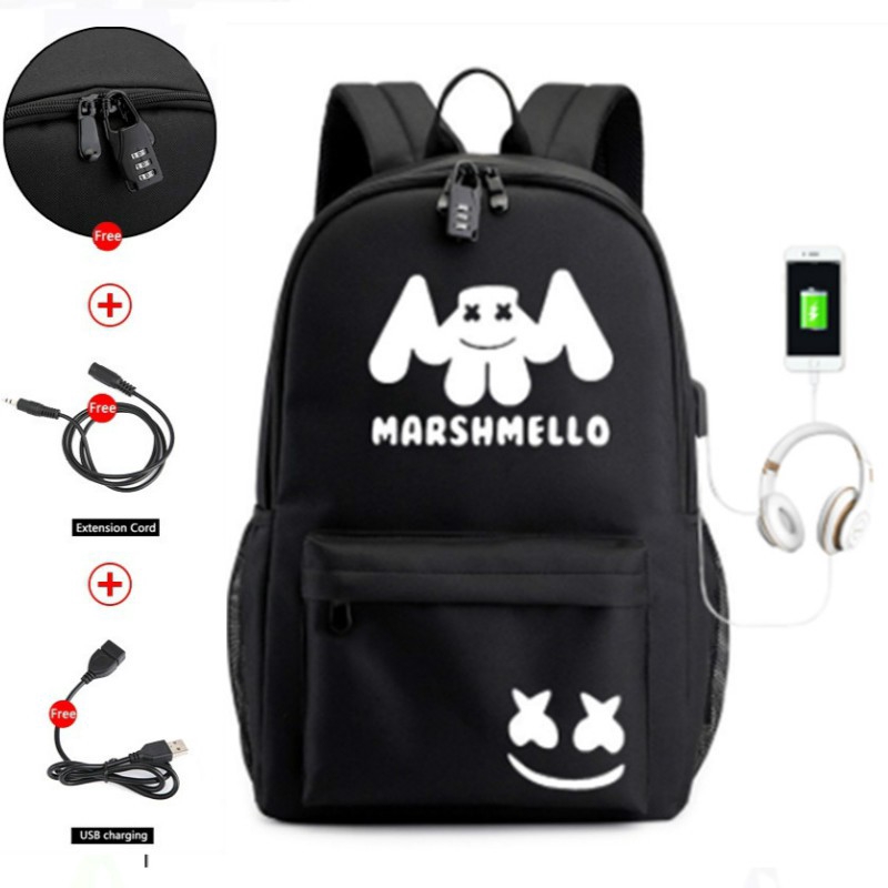 marshmallow dj backpack