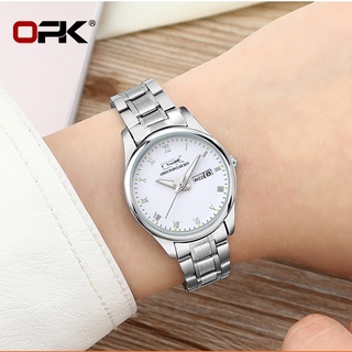 （Selling）OPK 2Pcs/Hot Sale Fashion Causal Couple Lover Watches Leather Luxury Quartz Wristwatch For #6