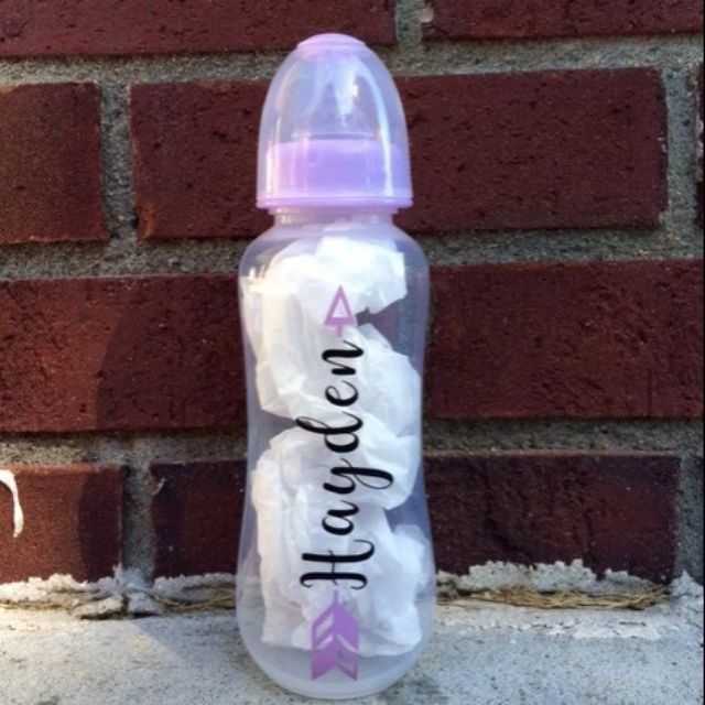 baby bottle personalized