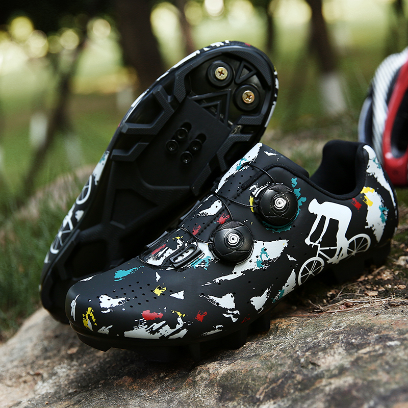 Details about   Outdoor Mountain SPD Bicycle Shoes Men Self-Locking Road Bike Cycling Sneakers 