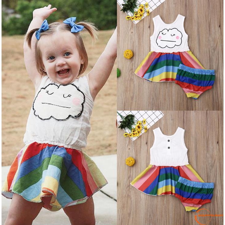 baby girl rainbow clothes